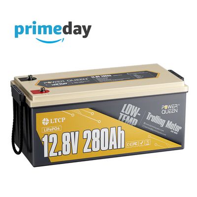 Power Queen 12V 280Ah Low-Temp Deep Cycle Lithium Battery