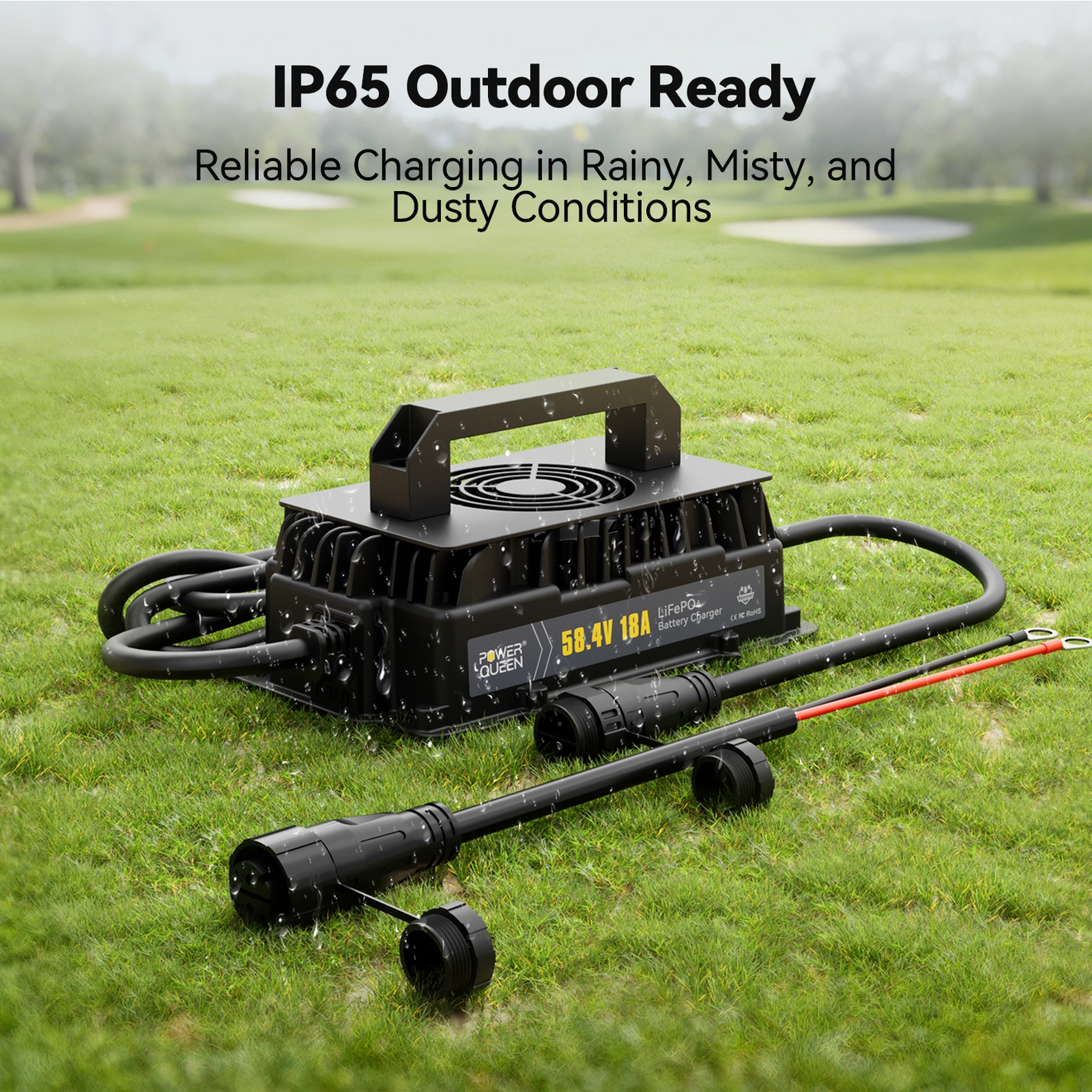 power_queen_48v_18a_lifepo4_battery_charger_waterproof