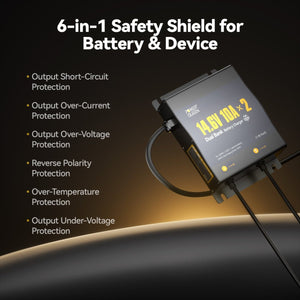 Power Queen 2-Bank 10A (10A/Bank) Dual Smart Battery Charger-Main Image-2