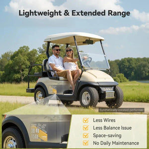 Power Queen 36V 45Ah Golf Cart Smart GC2 Lithium Battery