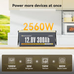 Power Queen 12V 300Ah Deep Cycle Lithium Battery
