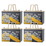 [Like New] Power Queen 12V 125Ah Group27 Smart Deep Cycle Lithium Battery - Power Queen US