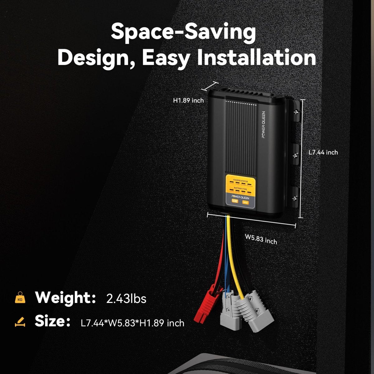 [Like New] Power Queen 12V 40A DC to DC Battery Charger - Power Queen US