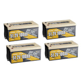 Power Queen 48V (51.2V) 100Ah GC8 Golf Cart Smart Lithium Battery