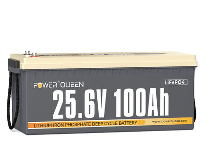 [5% OFF Only $417] Power Queen 24V 100Ah Deep Cycle Lithium Battery Power Queen
