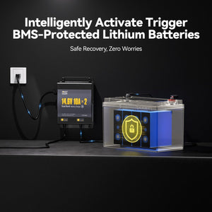 Power Queen 2-Bank 10A (10A/Bank) Dual Smart Battery Charger-Main Image-5