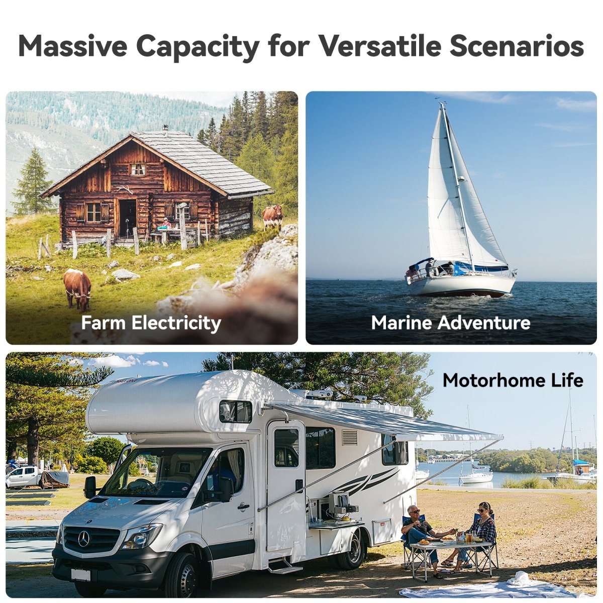 ⚡[Final $459]⚡Power Queen 12V 300Ah Deep Cycle Lithium Battery - Power Queen US