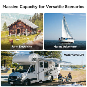 ⚡[Final $459]⚡Power Queen 12V 300Ah Deep Cycle Lithium Battery - Power Queen US