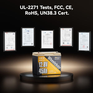 [Like New] Power Queen 12V 45Ah Group U1 Lithium Battery - Power Queen US