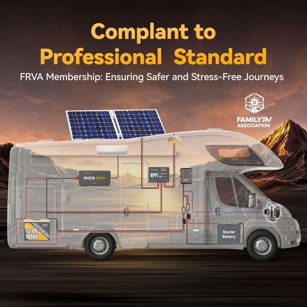 [Refurbished] Power Queen 12V 100Ah Group 24 Deep Cycle Lithium Battery - Power Queen US