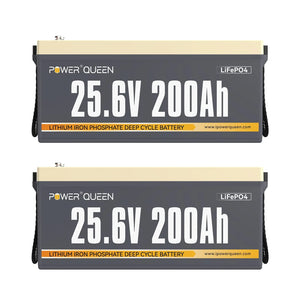[Final $1034] Power Queen 24V 200Ah Deep Cycle Lithium Battery Power Queen