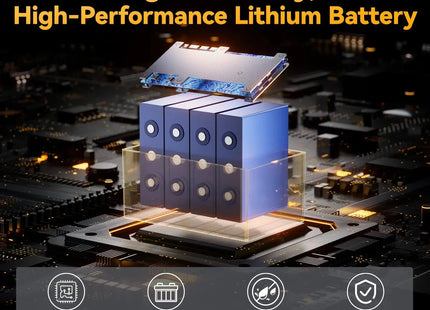 [Final $159] Power Queen 12V 100Ah Group 24 Deep Cycle Lithium Battery (Copy) Power Queen