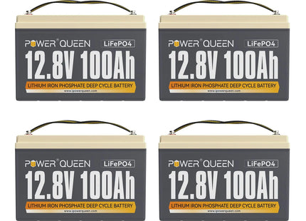 [Final $165] Power Queen 12V 100Ah Deep Cycle Lithium Battery Power Queen