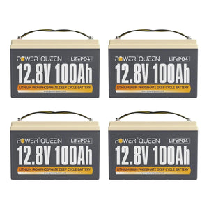 [Final $165] Power Queen 12V 100Ah Deep Cycle Lithium Battery Power Queen