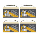 [Final $187] Power Queen 12V 100Ah Low-temp Smart Deep Cycle Lithium Battery Power Queen