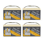 [Final $187] Power Queen 12V 100Ah Low-temp Smart Deep Cycle Lithium Battery Power Queen
