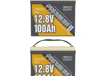 [Final $207] Power Queen 12V 100Ah Mini Deep Cycle Lithium Battery Power Queen