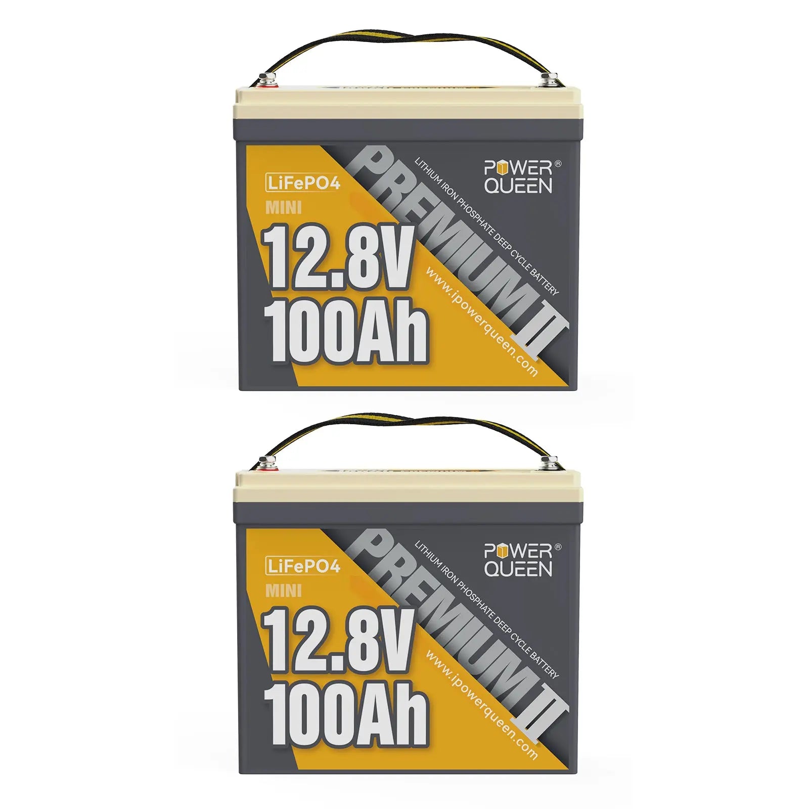 [Final $207] Power Queen 12V 100Ah Mini Deep Cycle Lithium Battery Power Queen