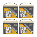 [Final $207] Power Queen 12V 100Ah Mini Deep Cycle Lithium Battery Power Queen