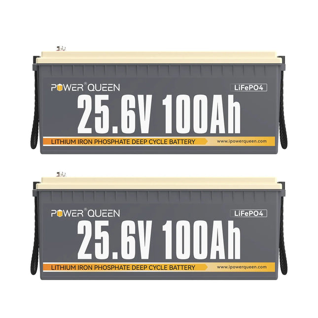 [Final $372] Power Queen 24V 100Ah Deep Cycle Lithium Battery Power Queen