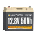 [Like New] Power Queen 12.8V 50Ah LiFePO4 Like New Battery, Built-in 50A BMS Power Queen