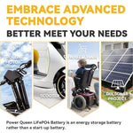 [Like New] Power Queen 12.8V 50Ah LiFePO4 Like New Battery, Built-in 50A BMS Power Queen