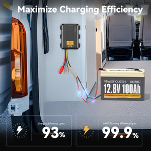 [Like New] Power Queen 12V 40A DC to DC Battery Charger - Power Queen US