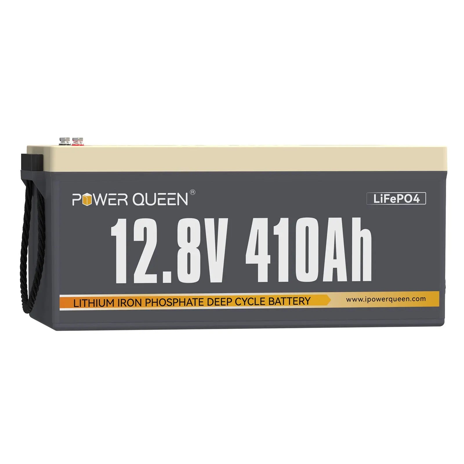 [Only $1187.49] Power Queen 12.8V 410Ah LiFePO4 Battery, Built-in 250A BMS, Match BCI Group 8D Battery Box Power Queen
