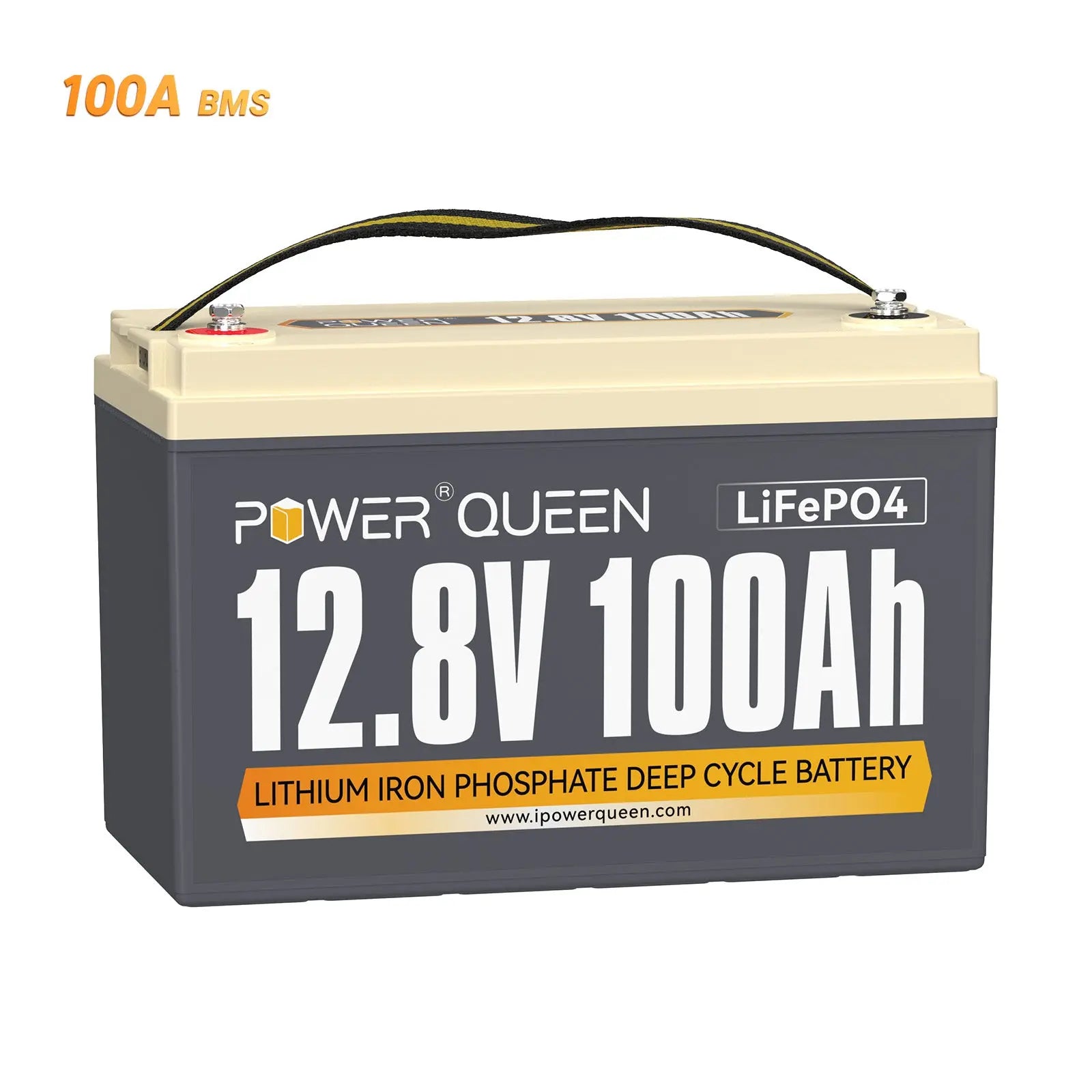 [Only $224] Power Queen 12V 100Ah Deep Cycle Lithium Battery Power Queen