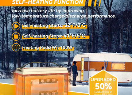 Self-Heating Lithium Battery with intelligent self-heating function