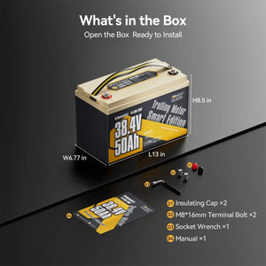 Power Queen-What‘s in the box,Insulating Cap x2,02 M8*16mm ,Terminal Bolt x2,Socket Wrench x1,Manual x1