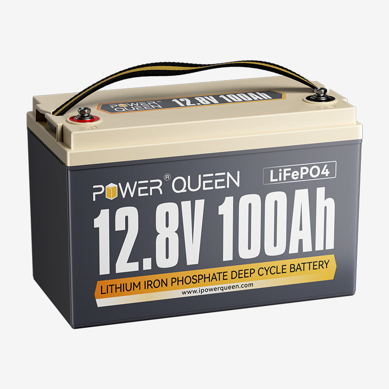 Power Queen 12V 100Ah Deep Cycle Lithium Battery Power Queen