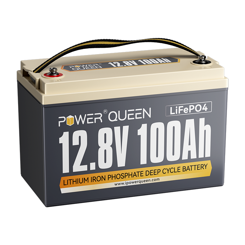 Power Queen 12V 100Ah Deep Cycle Lithium Battery