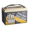 Power Queen 12V 100Ah Low-temp Smart Deep Cycle Lithium Battery