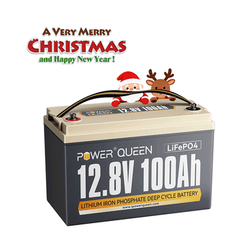 Power Queen 12V 100Ah Group 31 Deep Cycle Lithium Battery