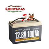 Power Queen 12V 100Ah Group 31 Deep Cycle Lithium Battery