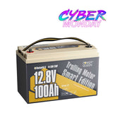 Power Queen 12V 100Ah Low-temp Smart Deep Cycle Lithium Battery