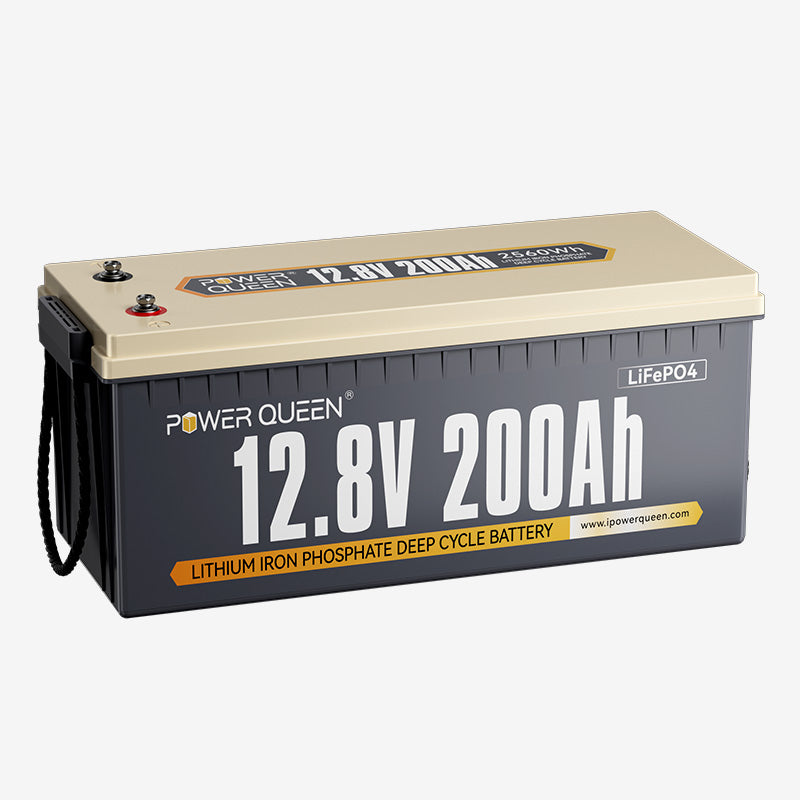 Power Queen 12V 200Ah Deep Cycle Lithium Battery Power Queen