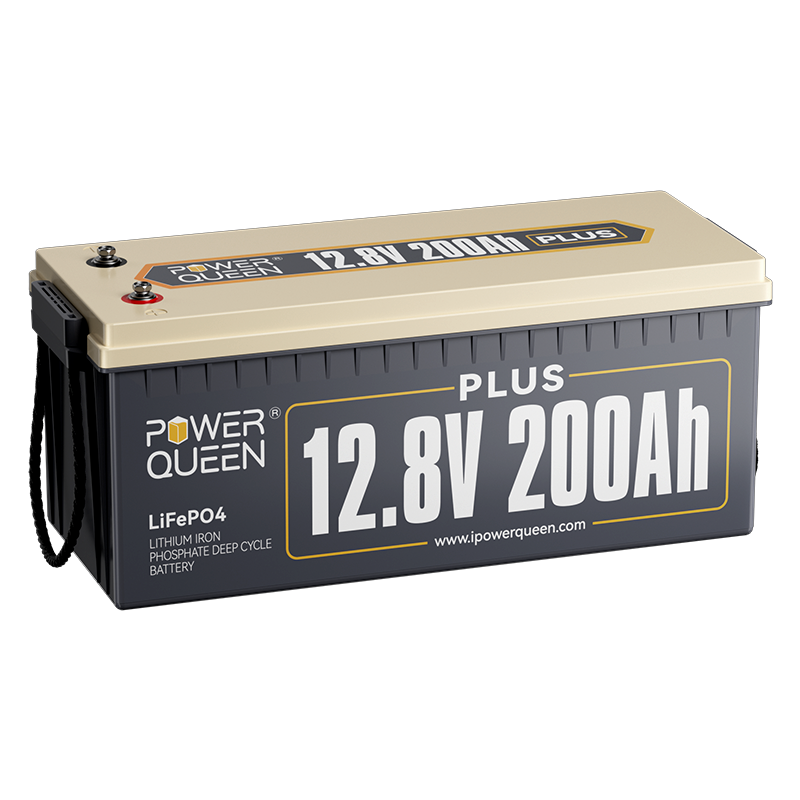 Power Queen 12V 200Ah PLUS Deep Cycle Lithium Battery