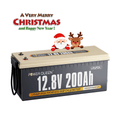 Power Queen 12V 200Ah Deep Cycle Lithium Battery