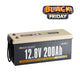 🖤Subscribe Price: $331🖤Power Queen 12V 200Ah Deep Cycle Lithium Battery