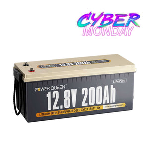 Power Queen 12V 200Ah Deep Cycle Lithium Battery