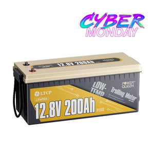 Power Queen 12V 200Ah PLUS Low-Temp Deep Cycle Lithium Battery