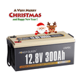 Power Queen 12V 300Ah Deep Cycle Lithium Battery