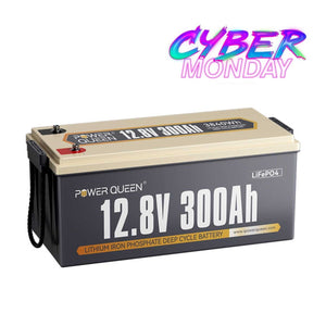 Power Queen 12V 300Ah Deep Cycle Lithium Battery