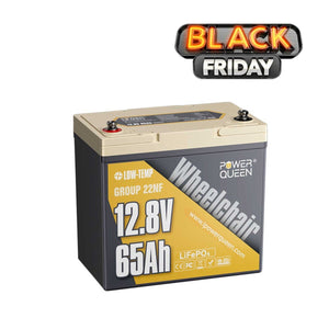 🖤Subscribe Price: $125🖤Power Queen 12V 65Ah 22NF Lithium Battery