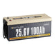 Power Queen 24V 100Ah Deep Cycle Lithium Battery