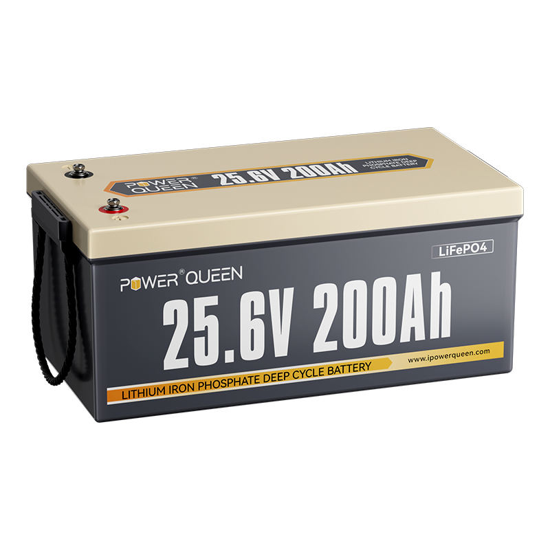 Power Queen 24V 200Ah Deep Cycle Lithium Battery