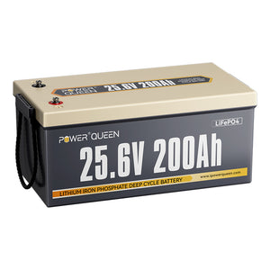 Power Queen 24V 200Ah Deep Cycle Lithium Battery