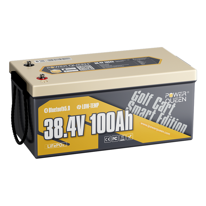 Power Queen 36V 100Ah Smart Deep Cycle Lithium Battery